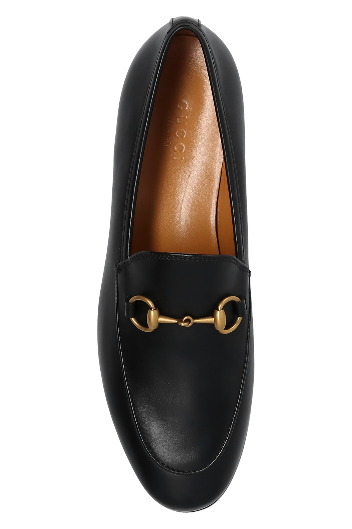 Black Leather Loafers Gucci Vitkac Canada